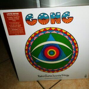 gong radio gnome invisible trilogy sealed 2015 uk 3 180 gram lp box set & books